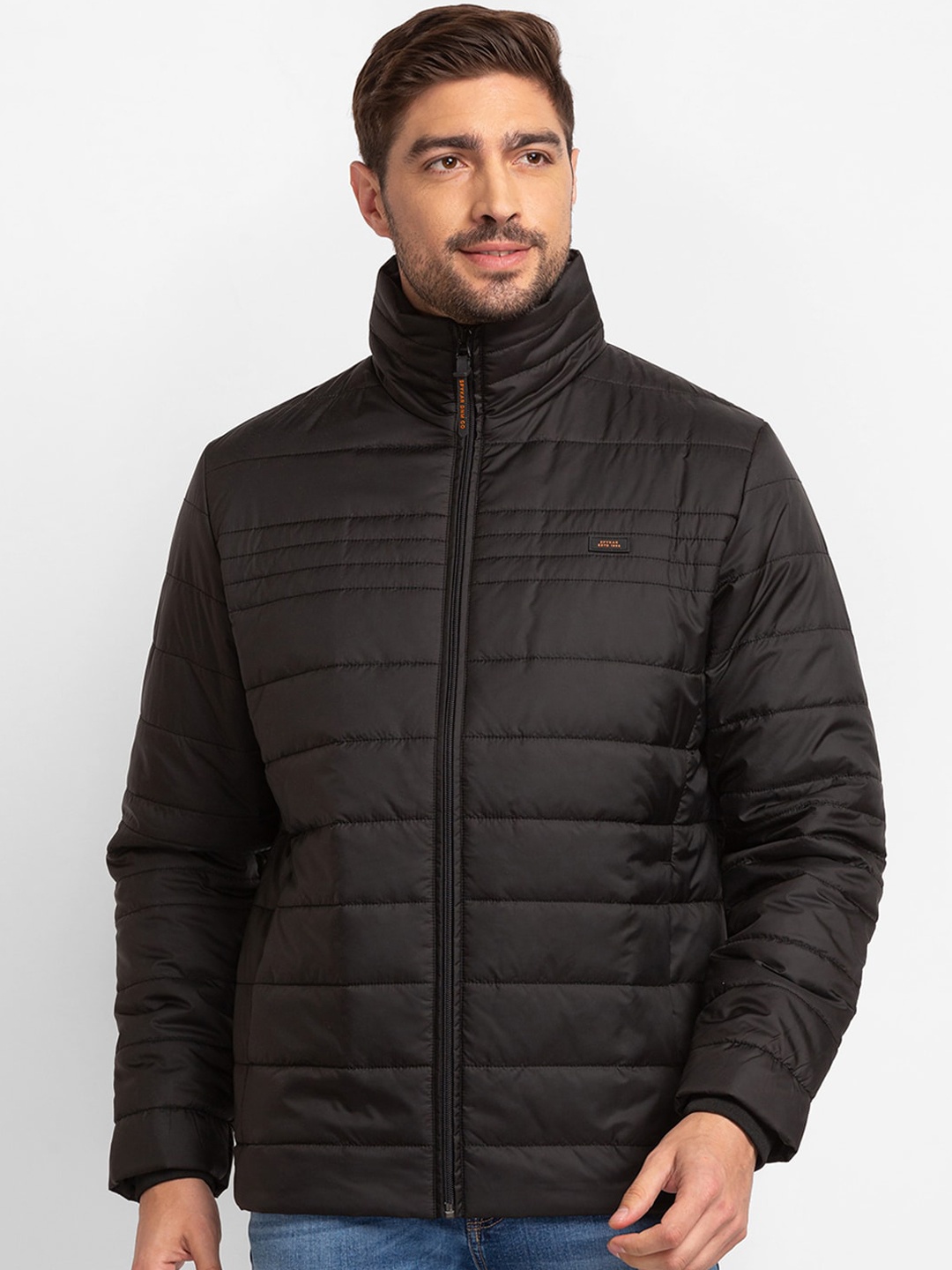 

SPYKAR Men Puffer Long Sleeves Jacket, Black
