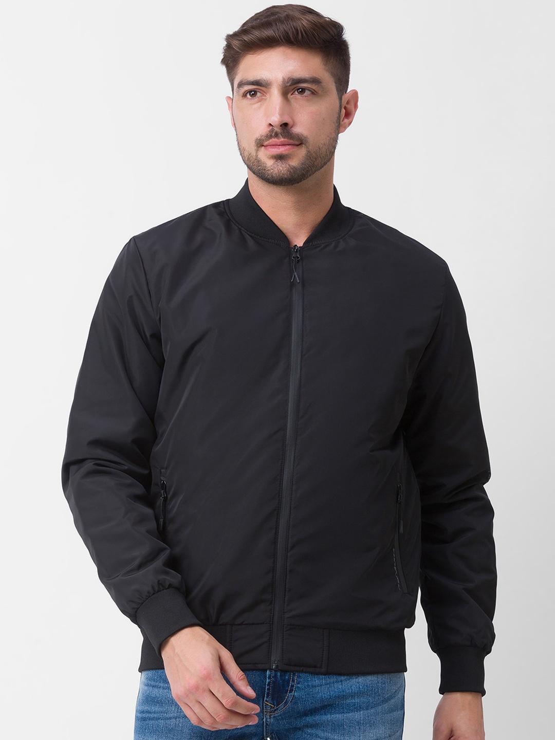 

SPYKAR Men Bomber Jacket, Black