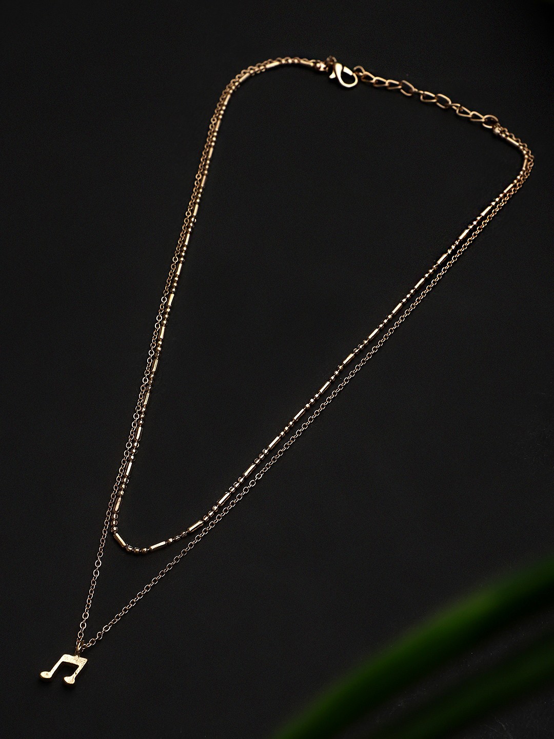

CARDINAL Gold-Toned Brass Brass-Plated Layered Necklace