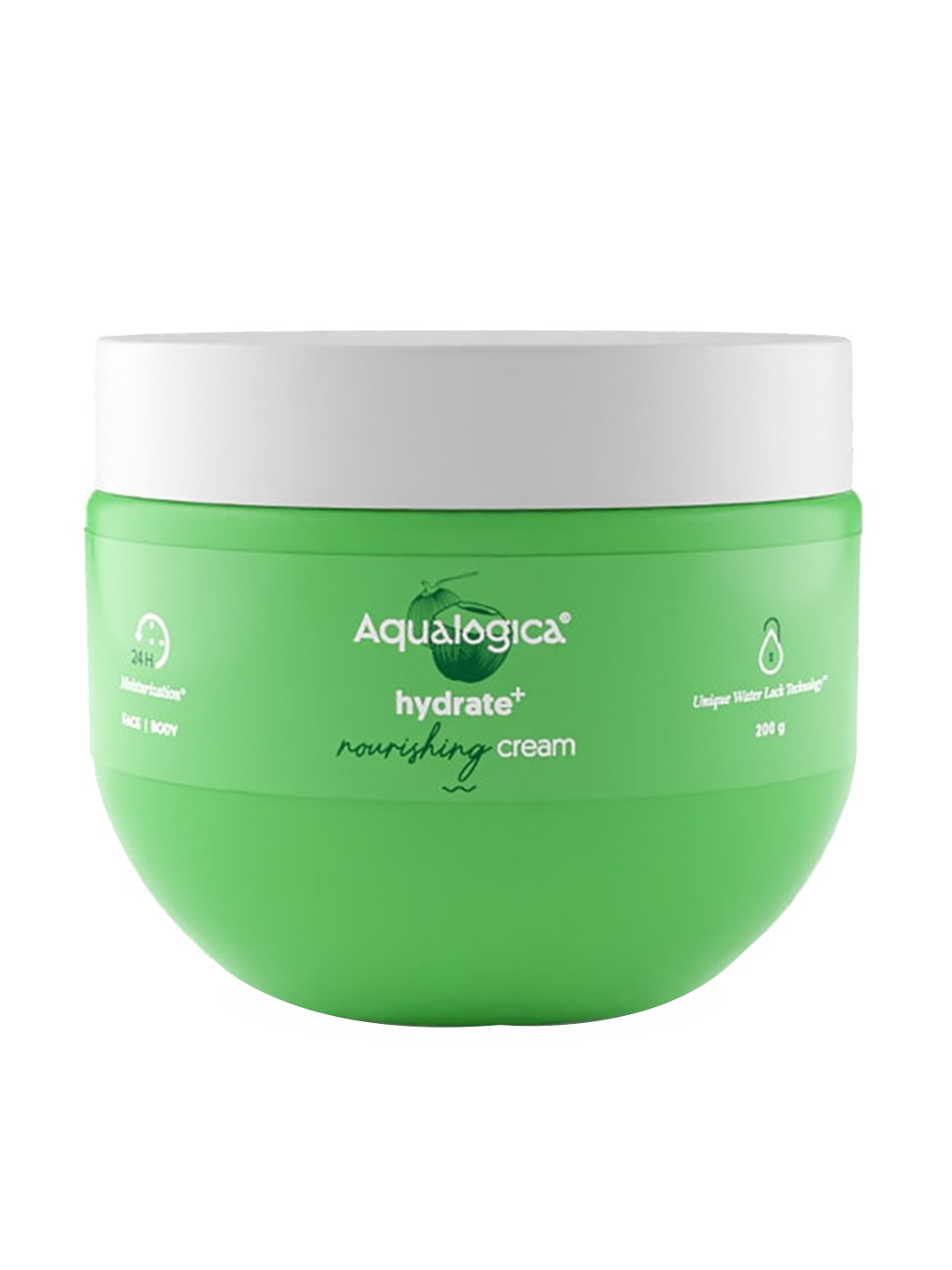 

Aqualogica Unique Water Lock Technology Hydrate+ Nourishing Cream 200g, Green