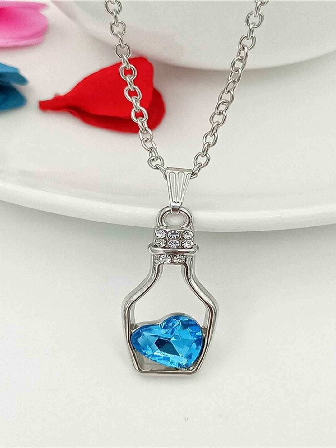 

Fashion Frill Silver-Plated Necklace