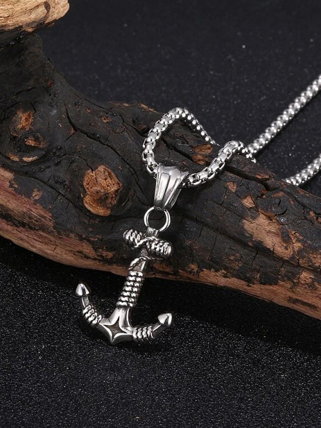 

Fashion Frill Men Silver-Plated Necklace