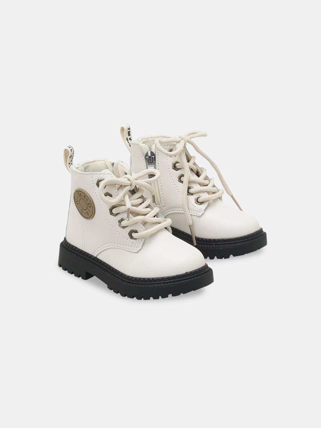 

Hopscotch Boys Mid-Top Ankle Length Boots, Beige