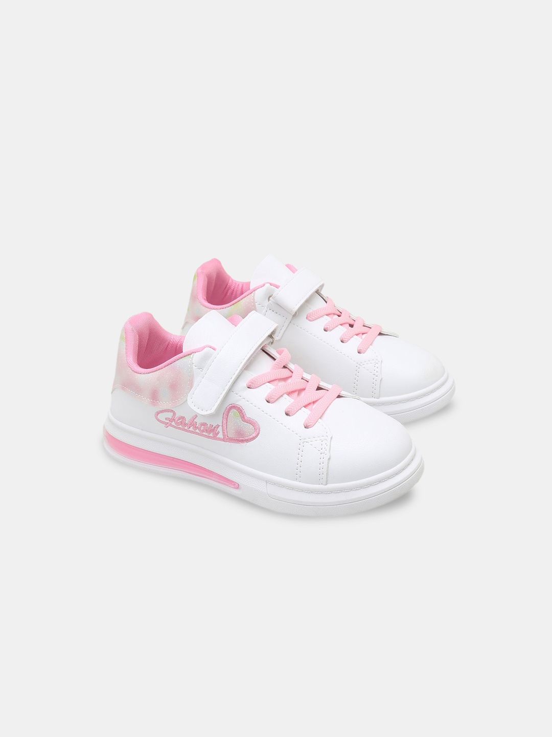 

Hopscotch Girls Printed Sneakers, Pink