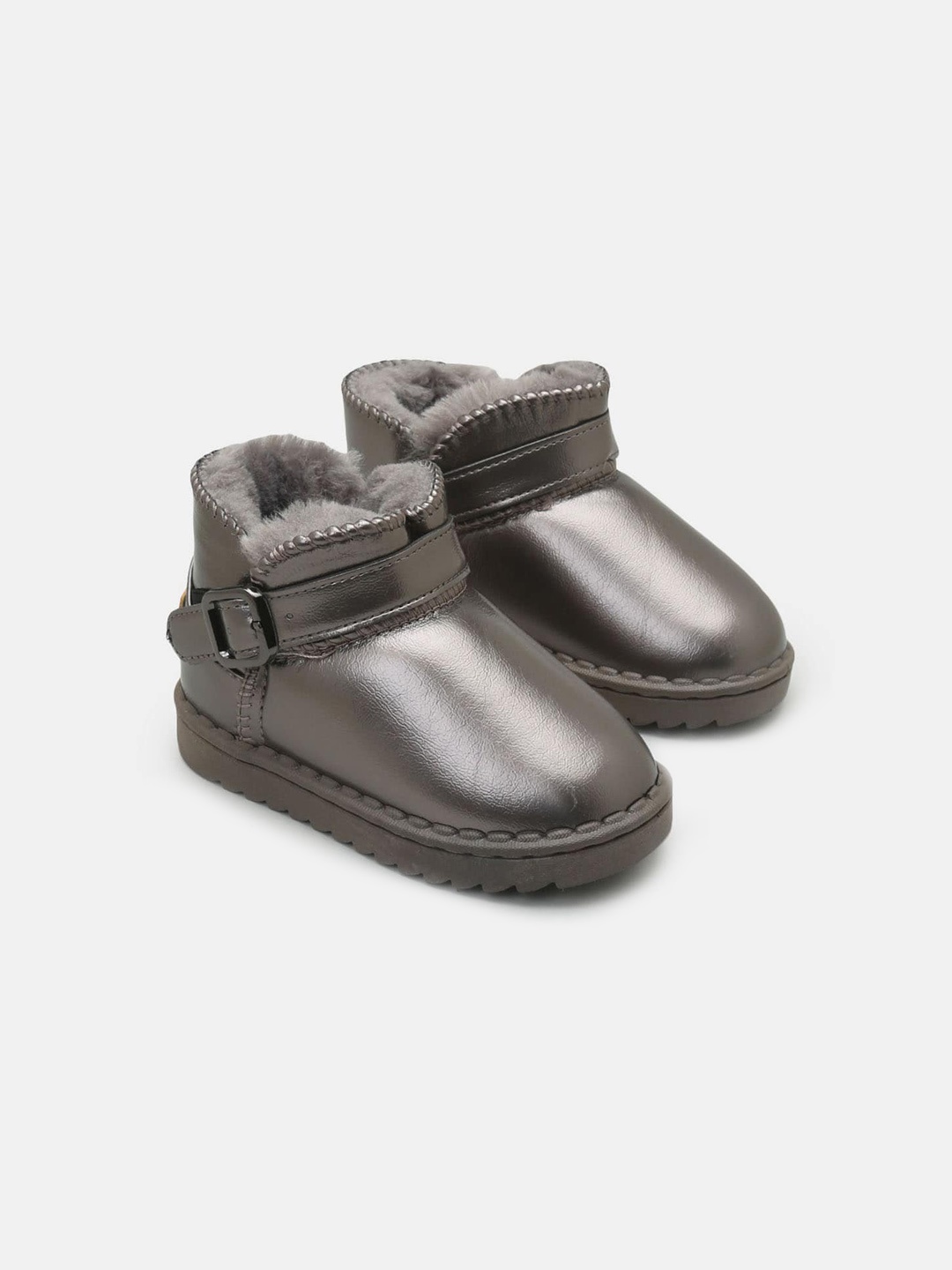 

Hopscotch Kids PU Snow Boot, Grey