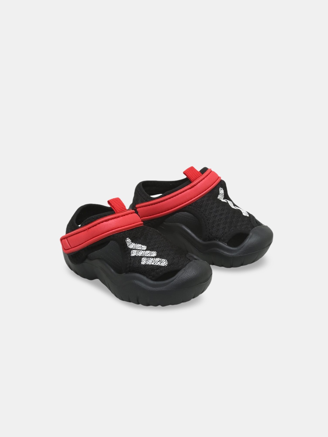 

Hopscotch Boys Textured Velcro Sneakers, Black