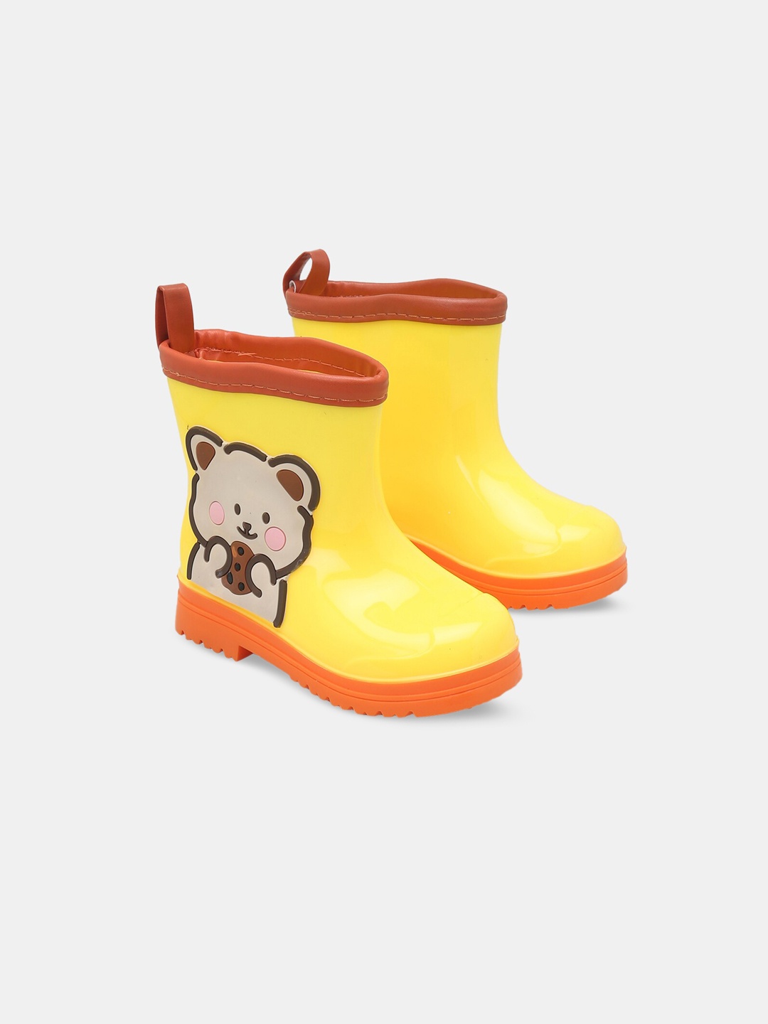 

Hopscotch Girls Printed Rain Boots, Yellow