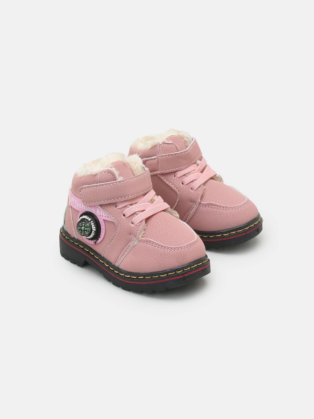 

Hopscotch Girls Applique Logo Sneakers, Pink