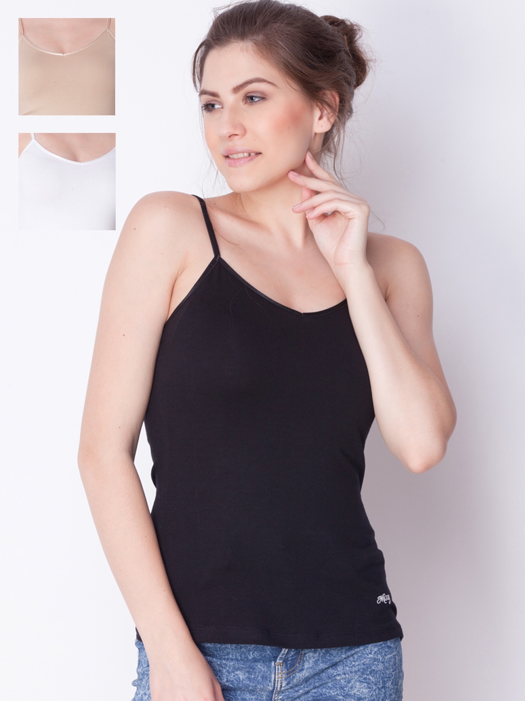

Dollar Missy Pack of 3 Camisoles, Multi