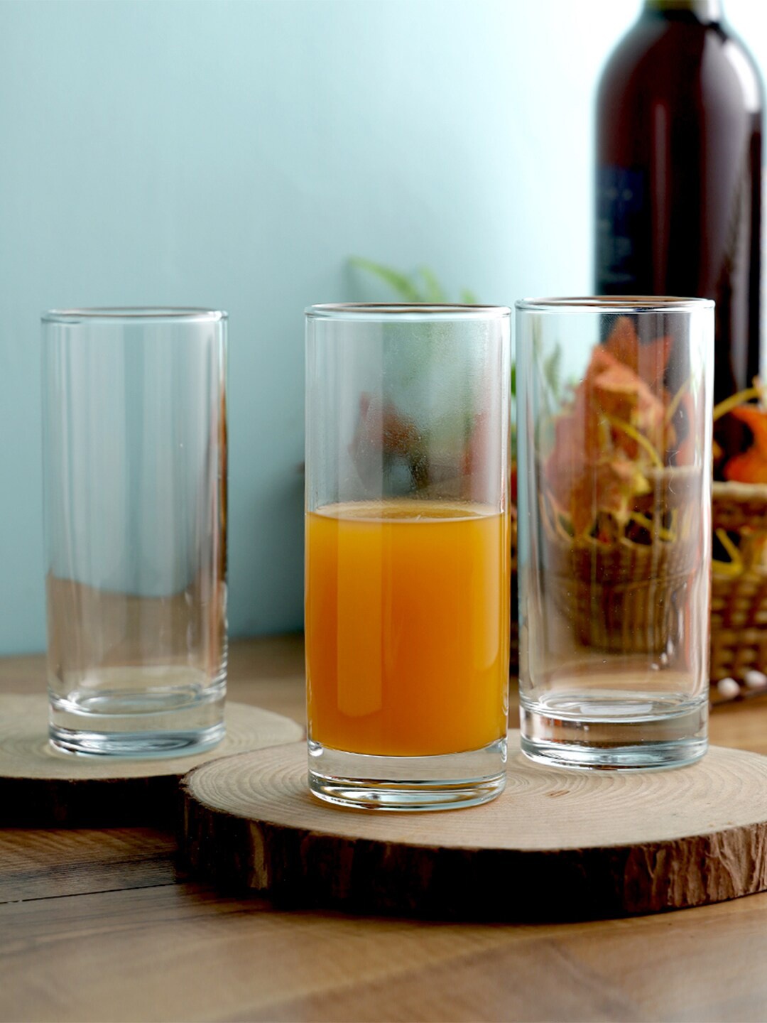 

smart serve Classico Transparent Set Of 6 Water Or Juice Glasses 275 ml Each