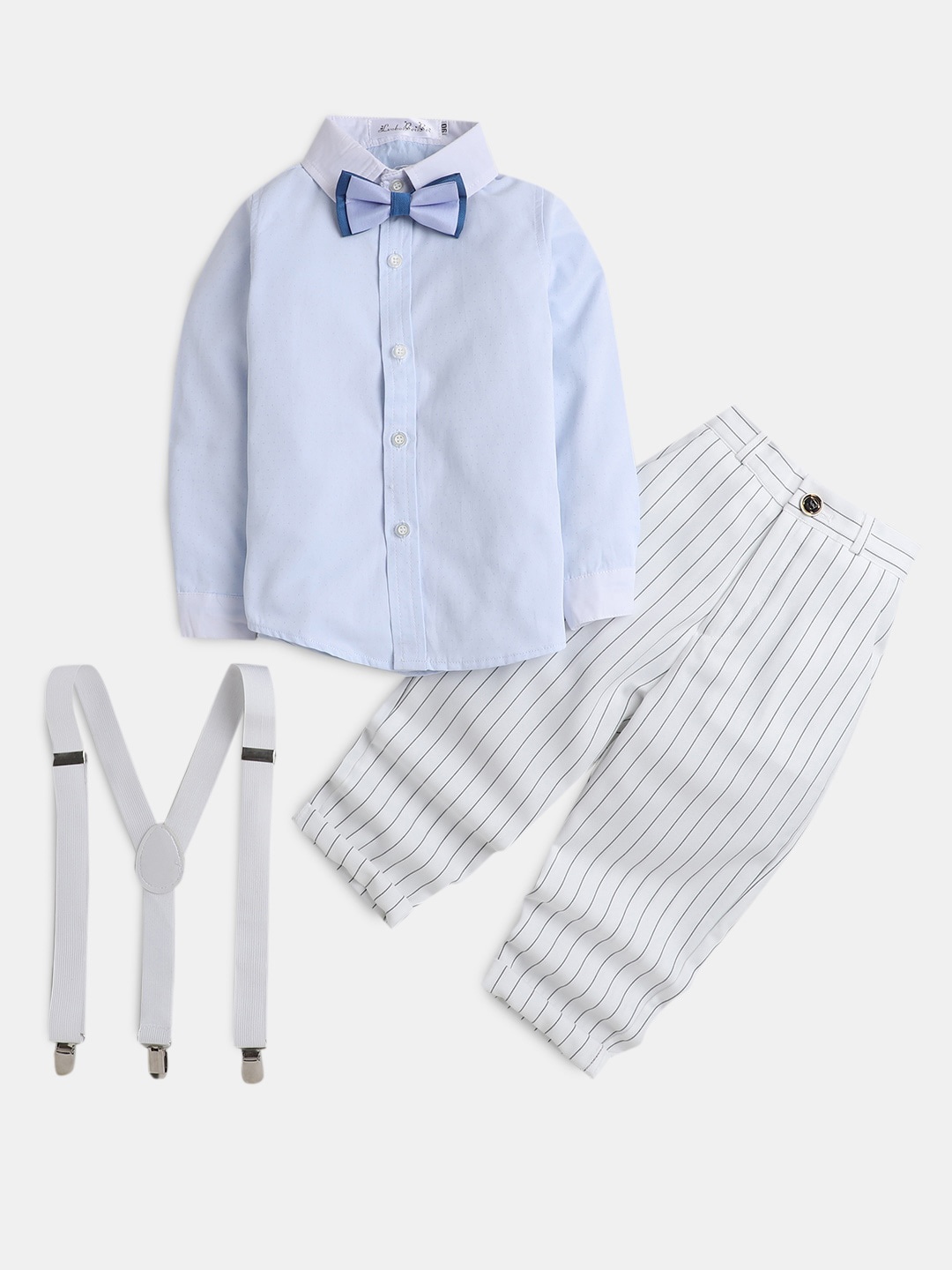 

Hopscotch Boys Formal Shirt with Trouser, White