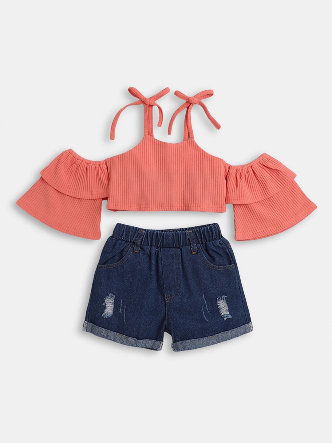 

Hopscotch Girls Top with Shorts, Pink