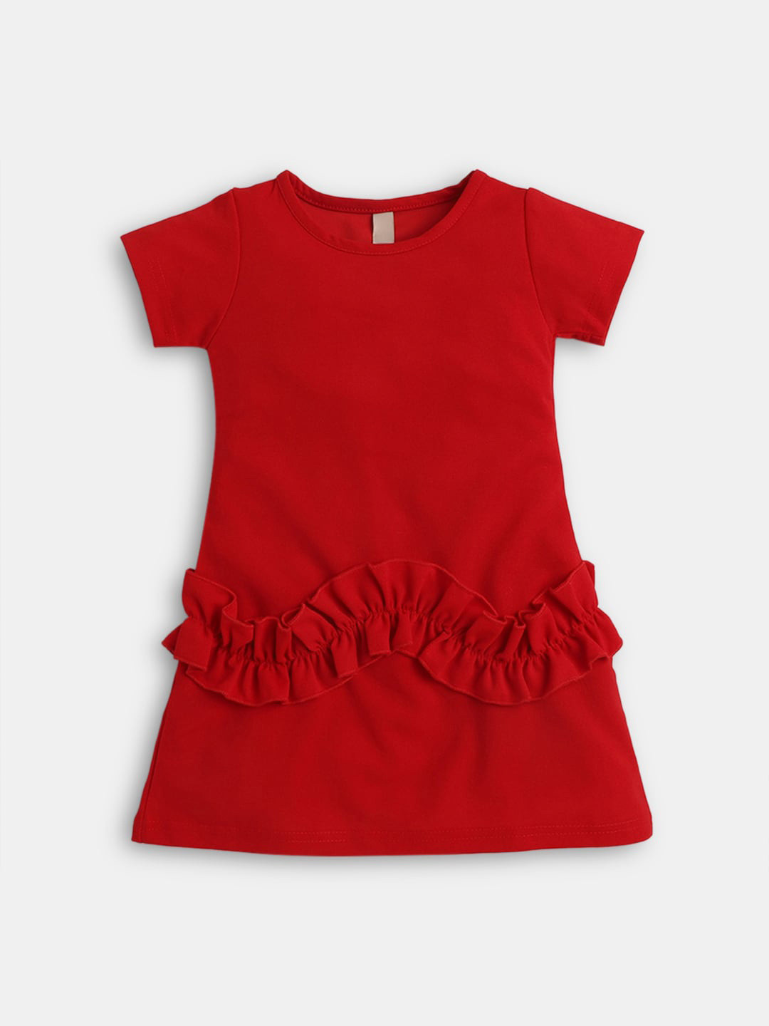

Hopscotch Girls A-Line Dress, Red