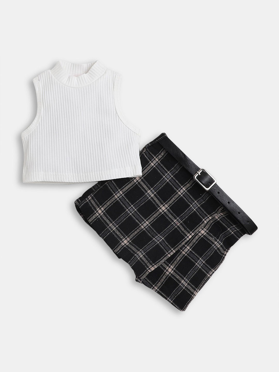 

Hopscotch Girls Top with Shorts, Black