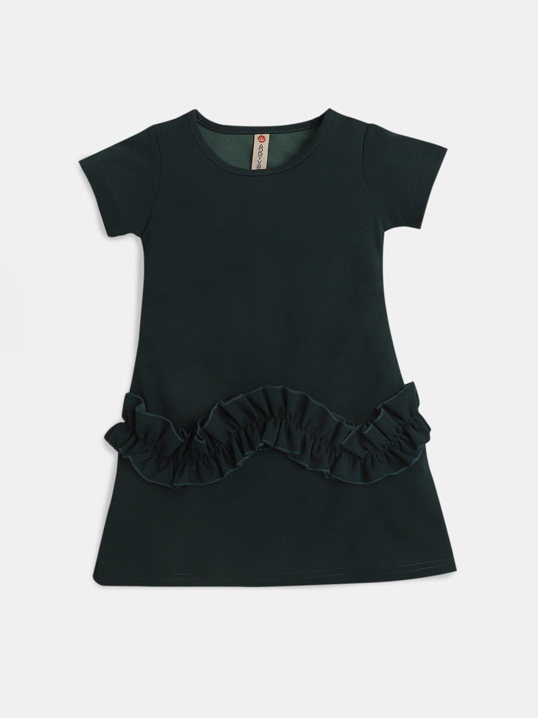

Hopscotch Girls Cotton Drop-Waist Dress, Black
