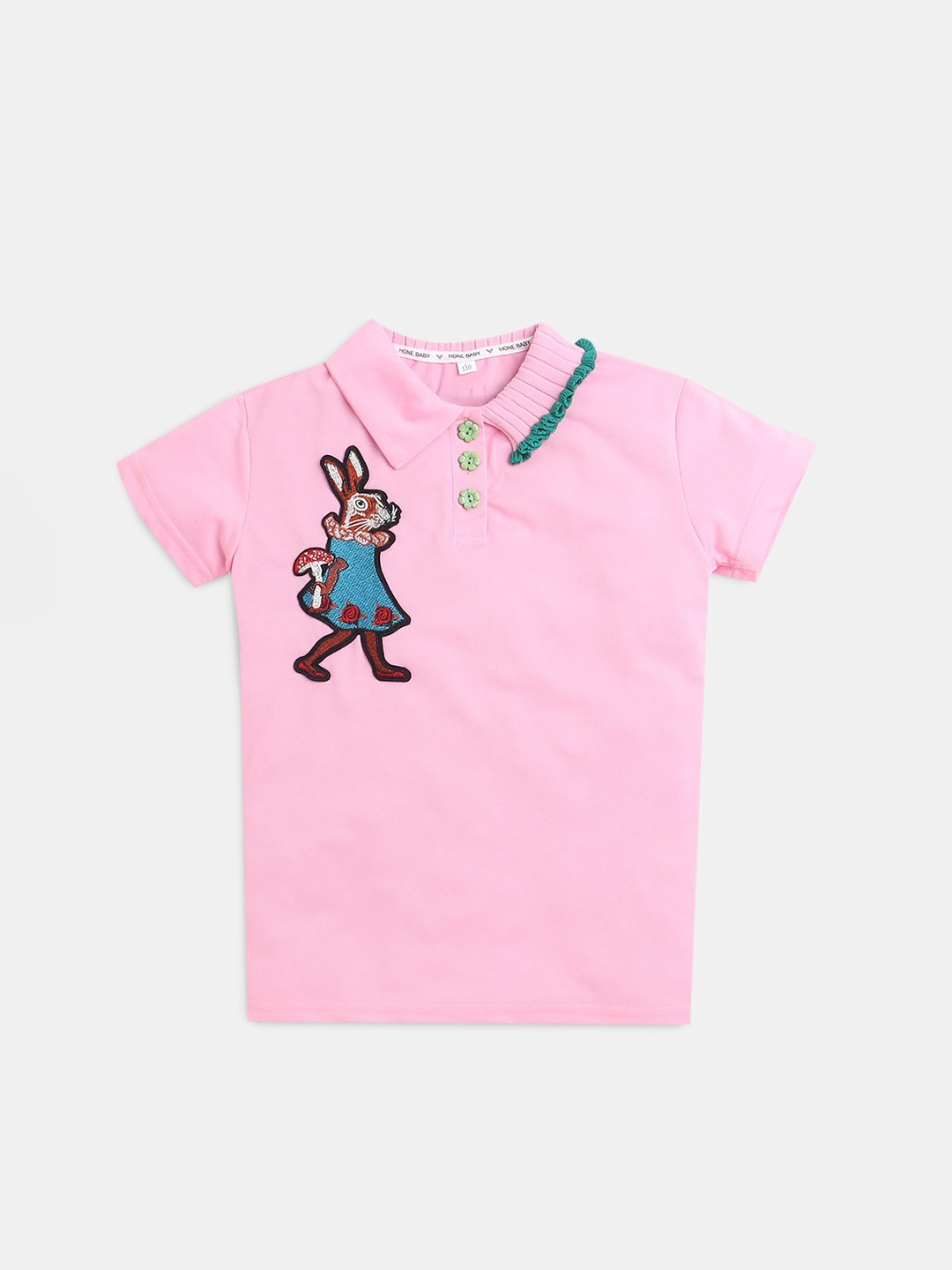 

Hopscotch Short Sleeves T-shirt Dress, Pink