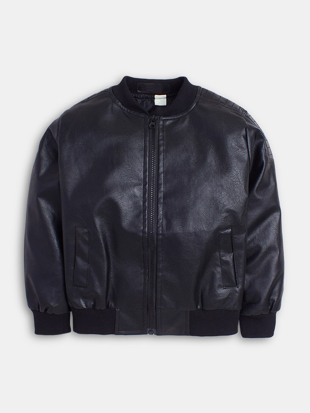 

Hopscotch Boys Polyester Bomber Jacket, Black