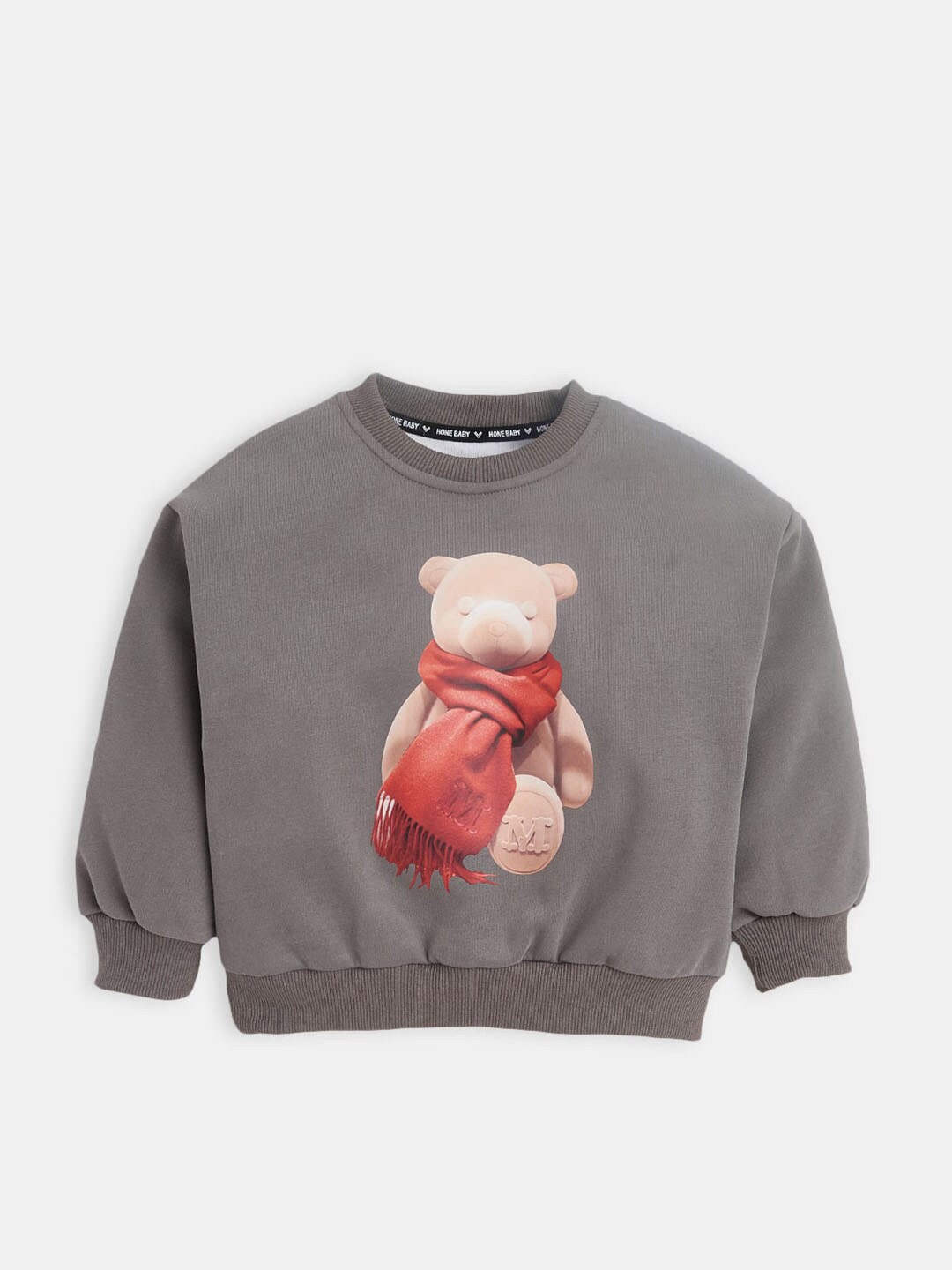 

Hopscotch Girls Printed Sweatshirt, Grey