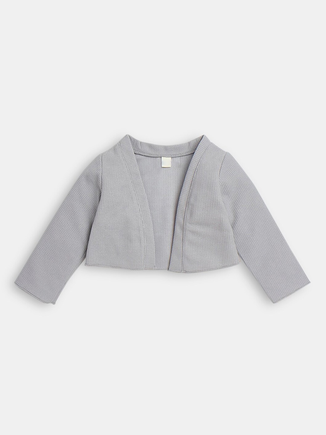 

Hopscotch Girls Crop Open Front Jacket, Grey