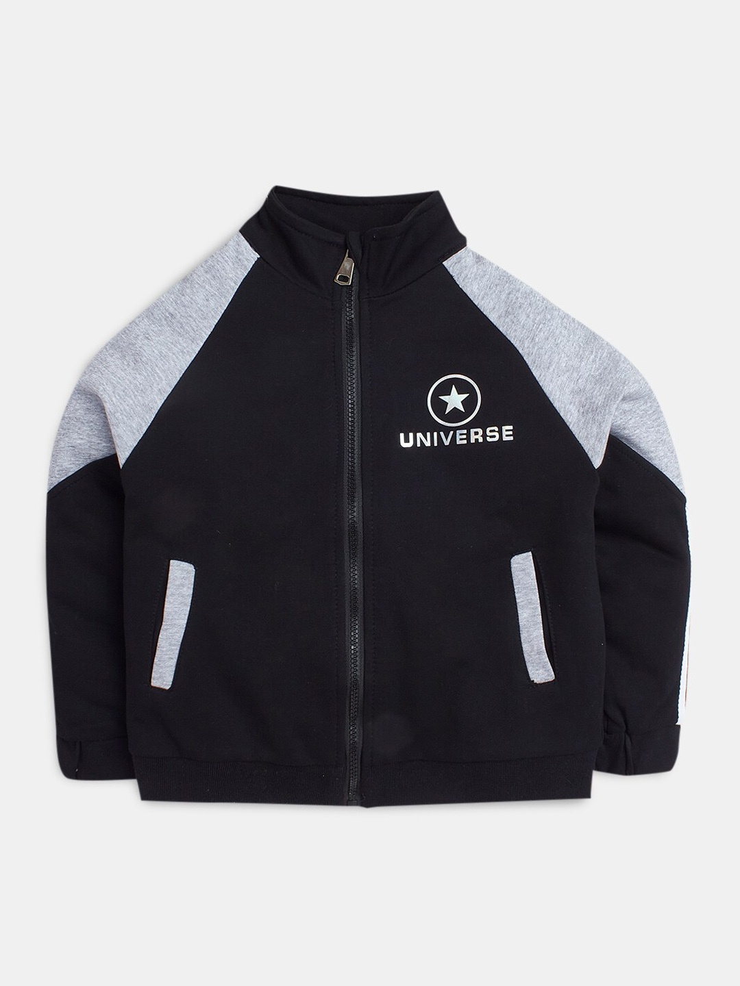

Hopscotch Boys Black Crop Bomber Jacket
