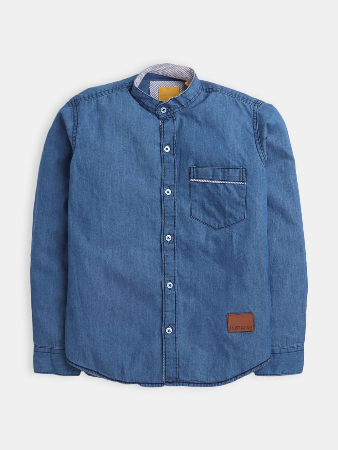

Hopscotch Boys Classic Cotton Casual Shirt, Blue