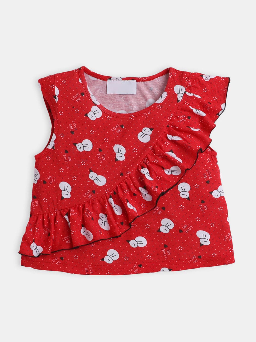 

Hopscotch Floral Print Top, Red