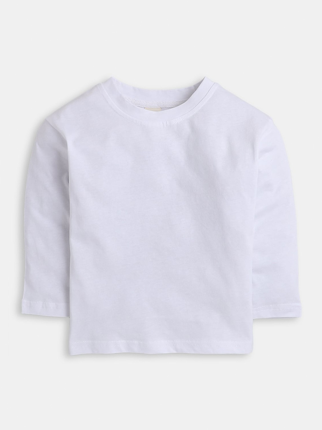 

Hopscotch Boys White V-Neck Raw Edge T-shirt