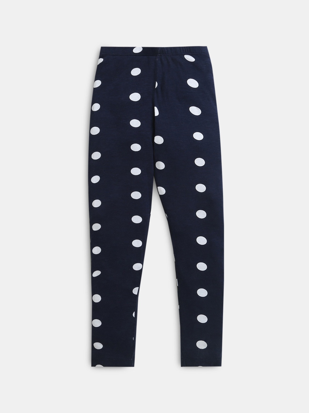 

Hopscotch Printed Ankle Length Leggings, Navy blue