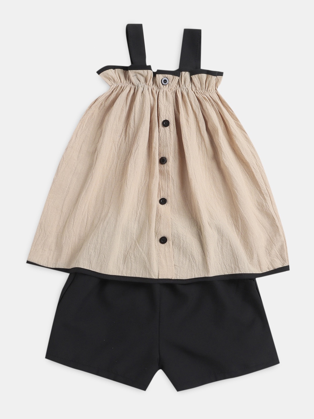 

Hopscotch Girls Tunic with Shorts, Beige