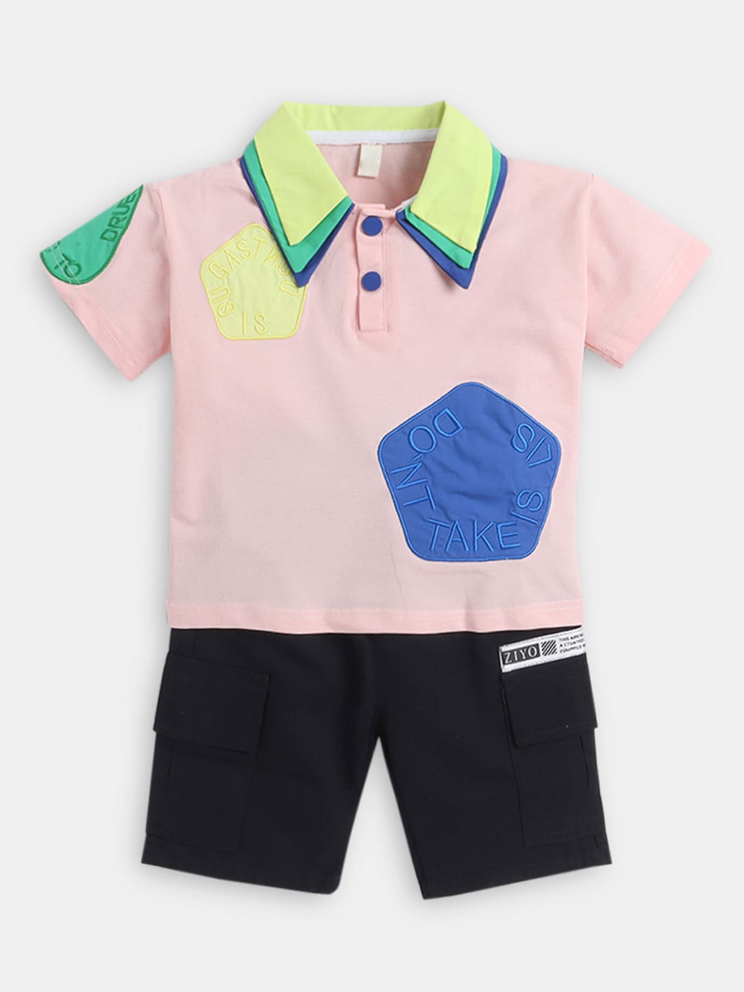 

Hopscotch Boys T-shirt with Shorts, Pink