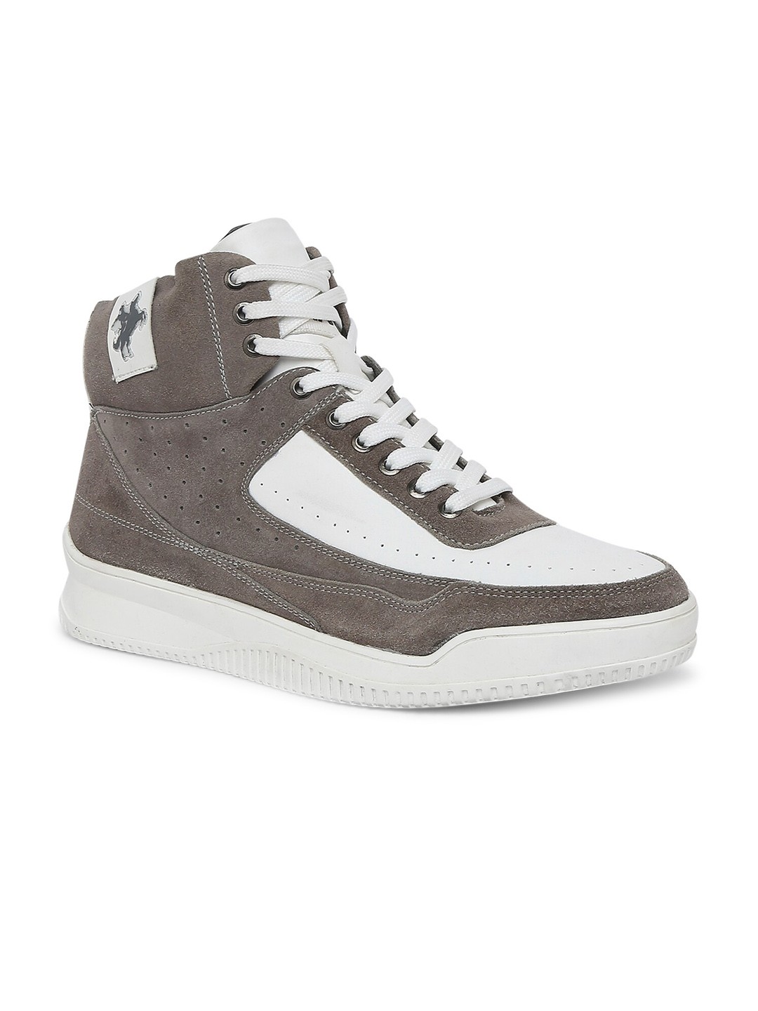 

Buckaroo Men Colourblocked Leather Regular Boots, Grey