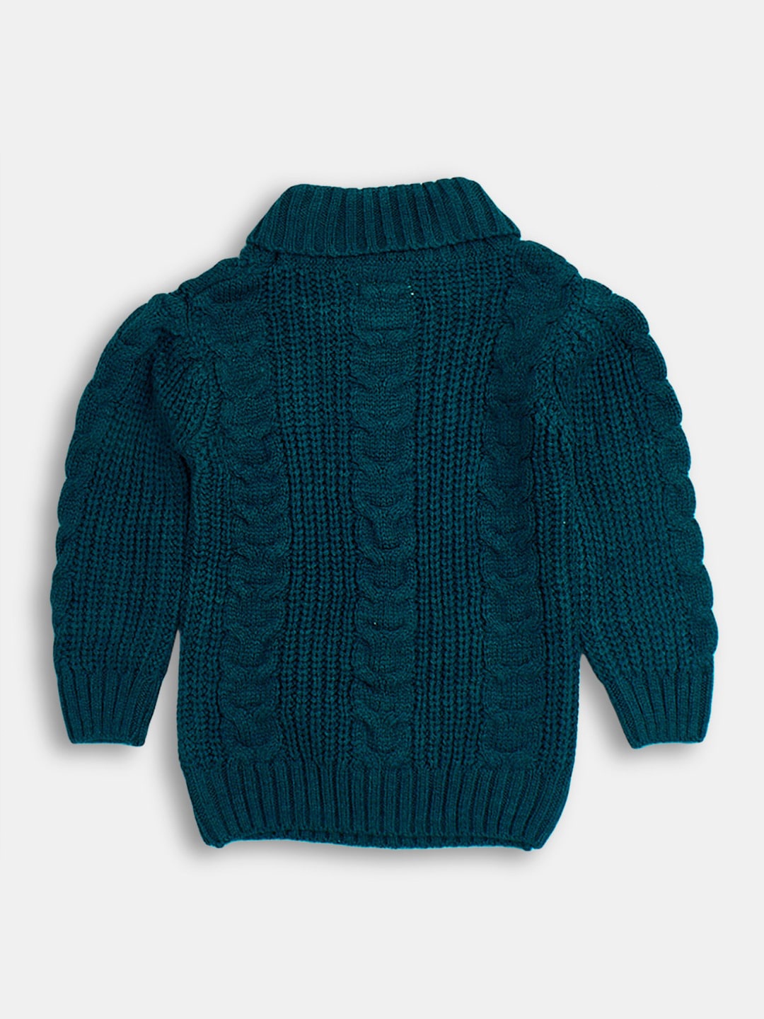 

Hopscotch Girls Cable Knit Acrylic Pullover Sweater, Green