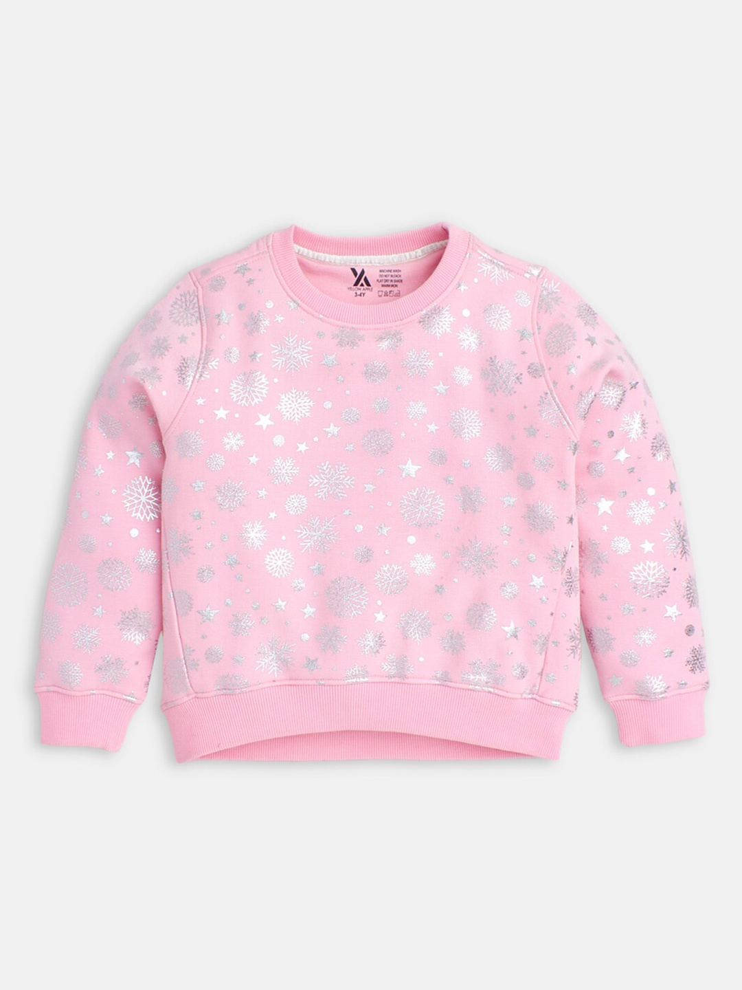 

Hopscotch Girls Printed Sweatshirt, Pink