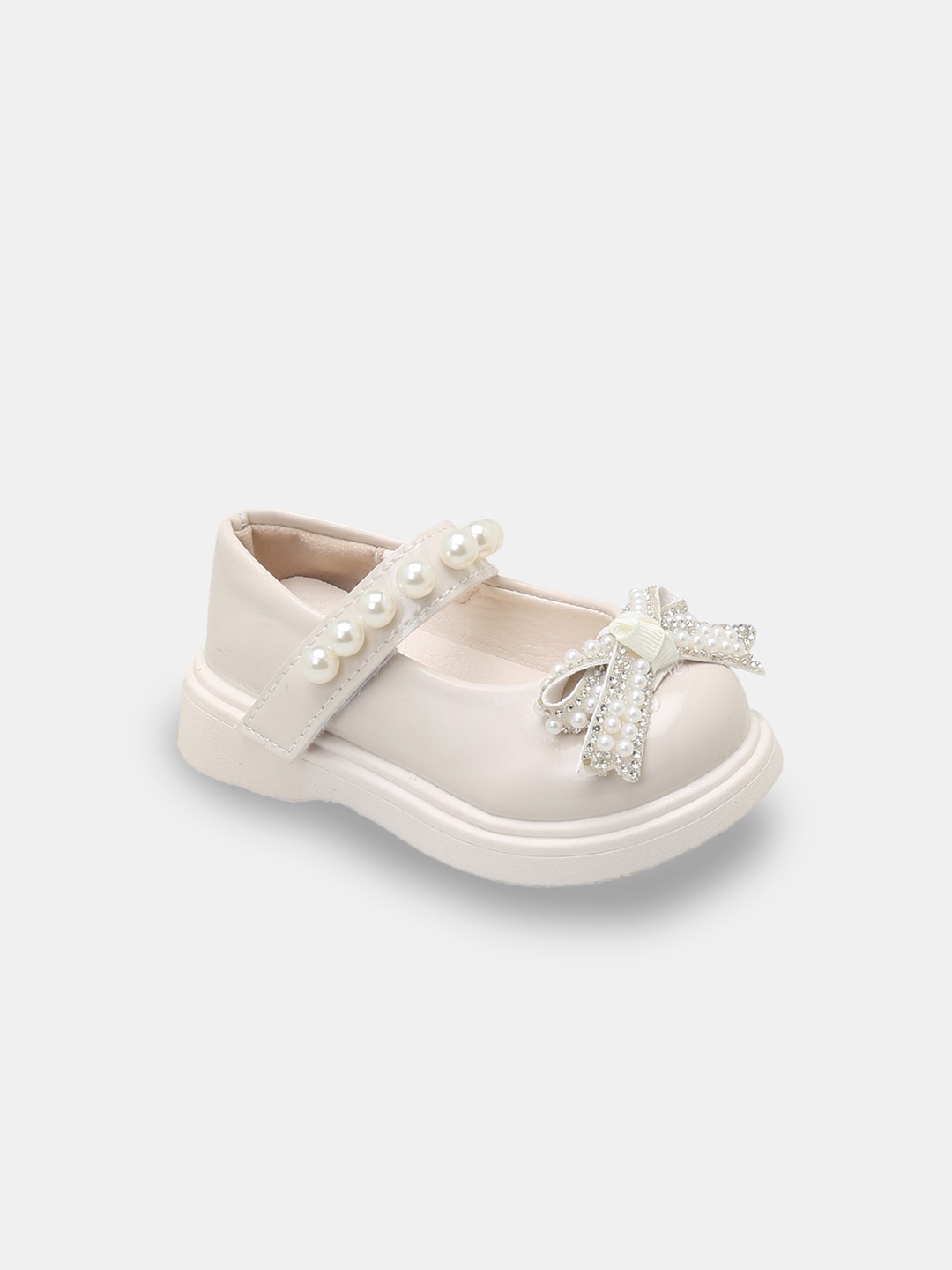 

Hopscotch Girls Embellished Ballerinas, Beige