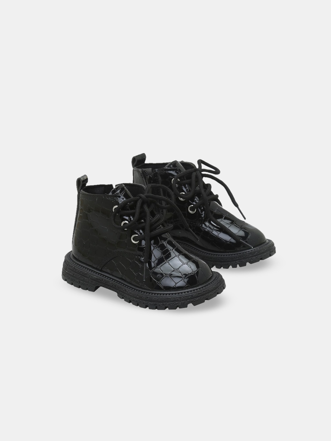 

Hopscotch Boys Leather Ankle Boots, Black