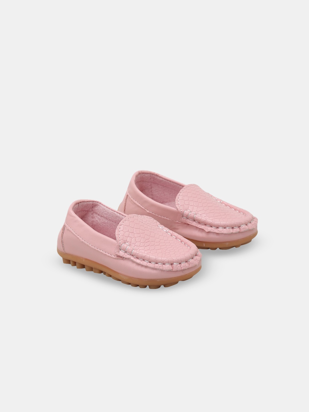

Hopscotch Girls Pink PU Slip-On Sneakers