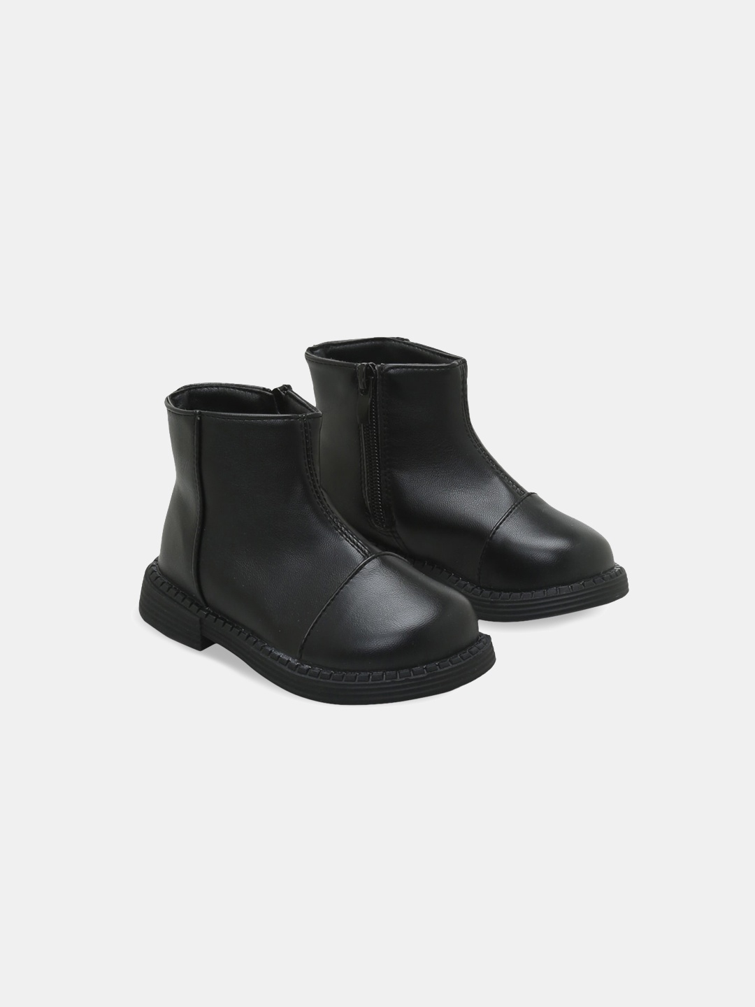 

Hopscotch Girls Ankle Length Boots, Black