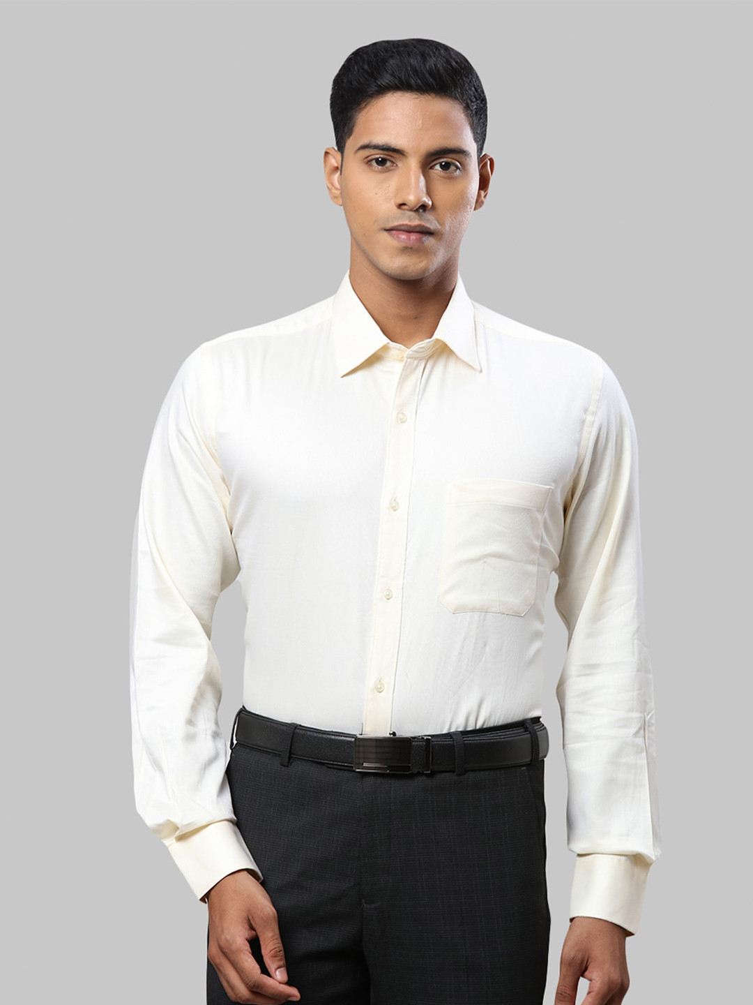 

Raymond Men Cotton Formal Shirt, White