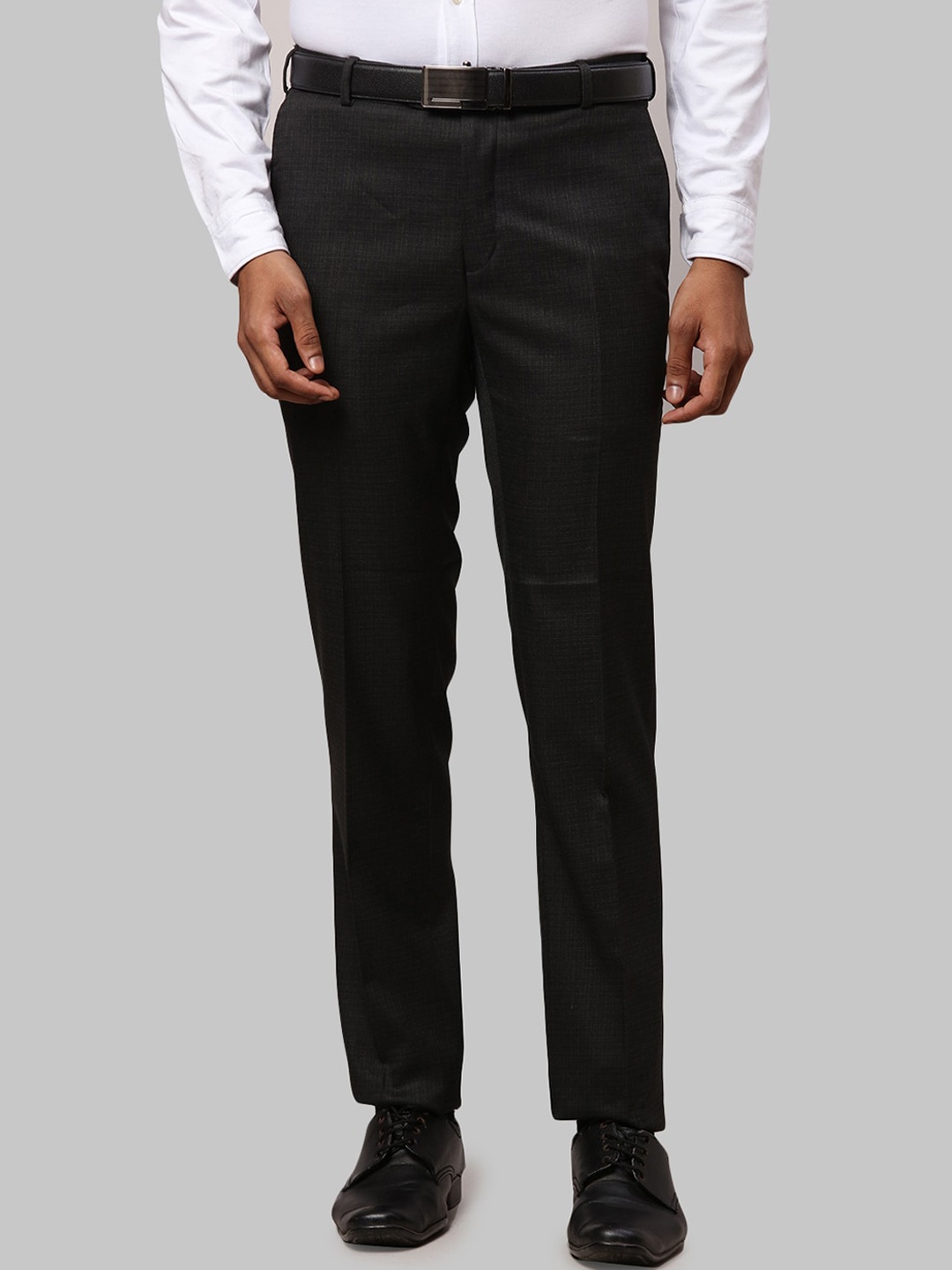 

Raymond Men Slim Fit Trousers, Black