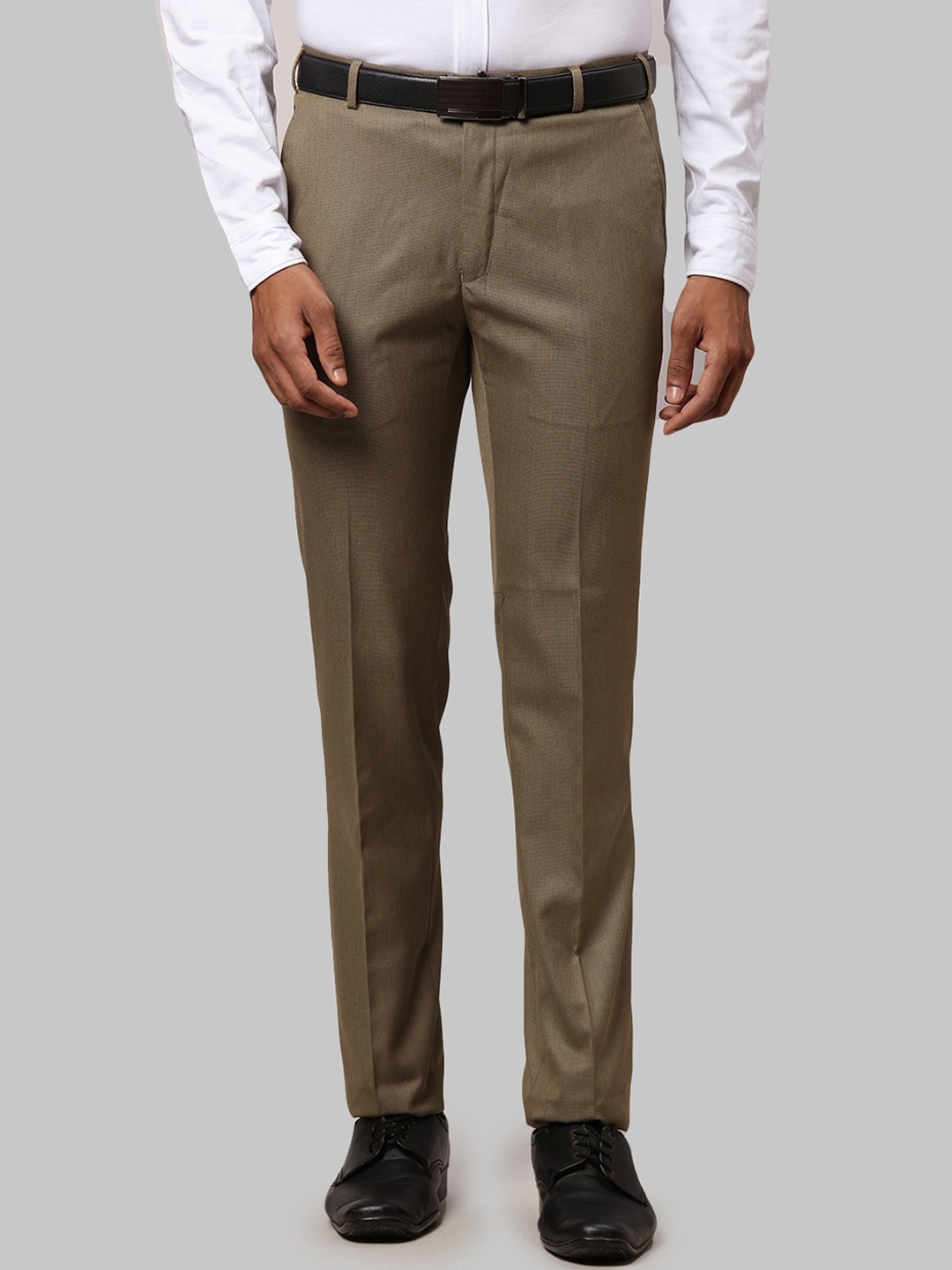 

Raymond Men Slim Fit Trousers, Brown