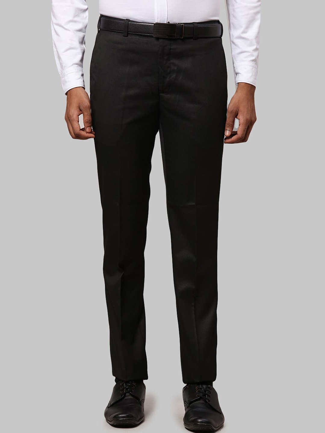 

Raymond Men Slim Fit Trousers, Black