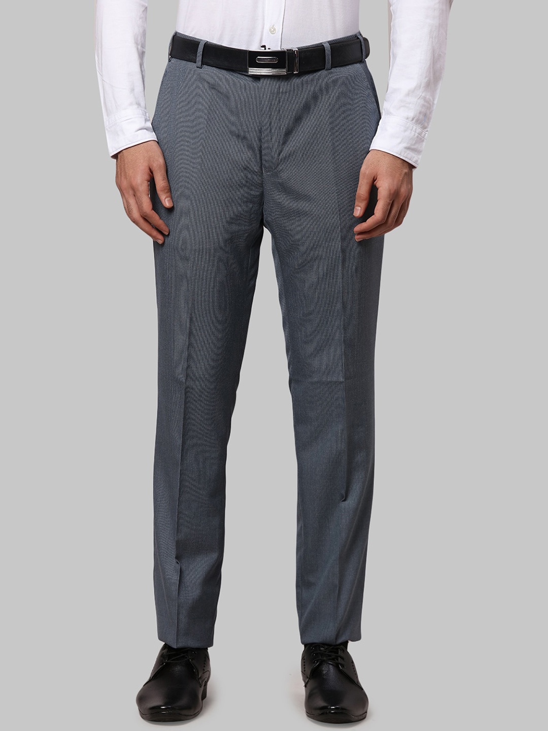 

Raymond Men Slim Fit Trousers, Grey