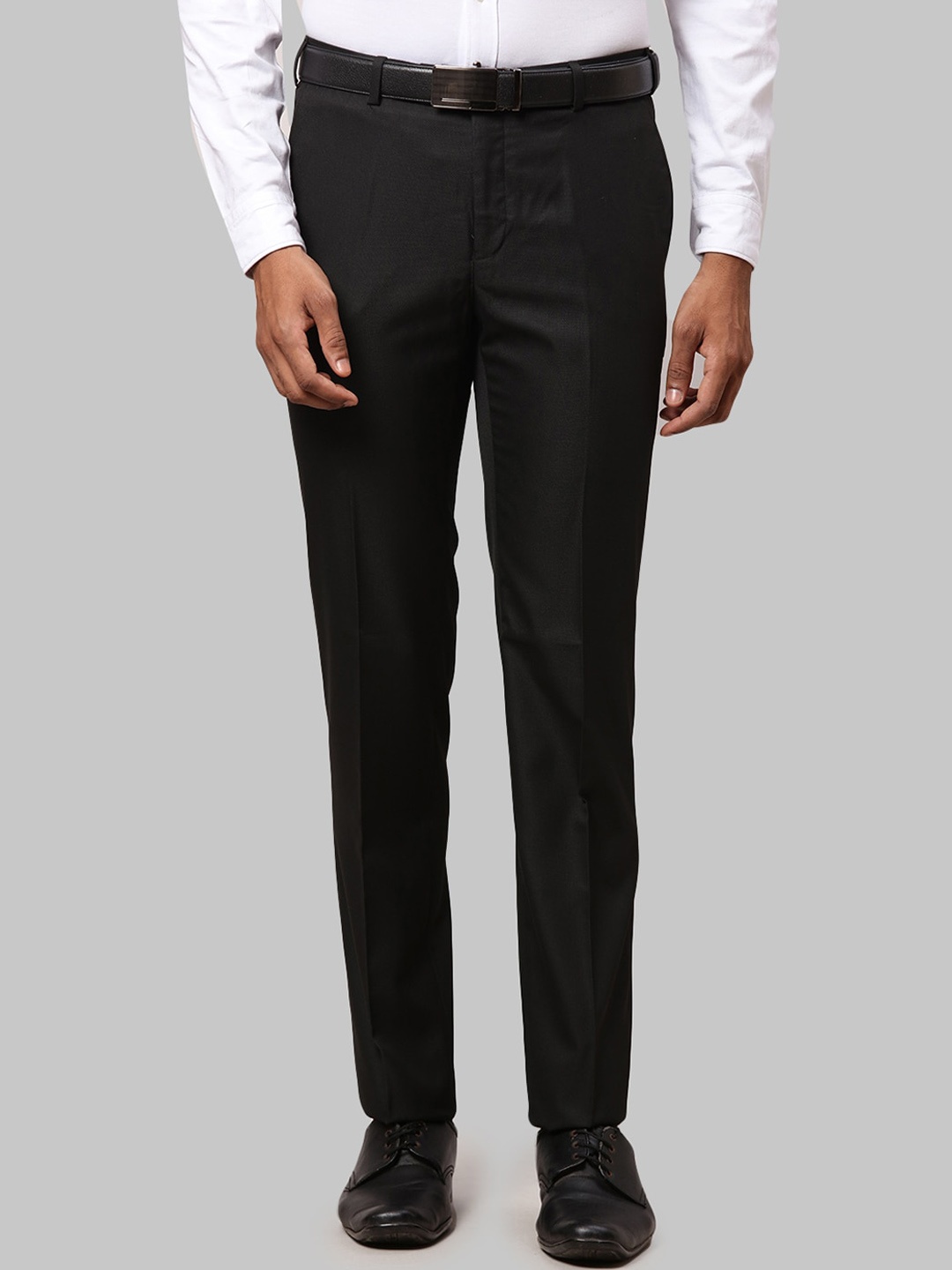 

Raymond Men Slim Fit Trousers, Black
