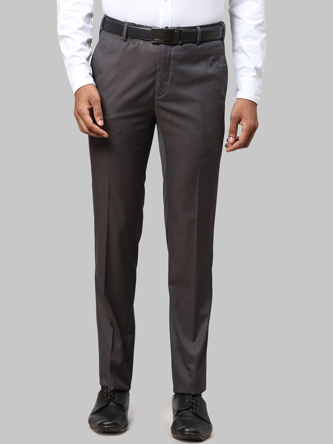 

Raymond Men Slim Fit Trousers, Grey