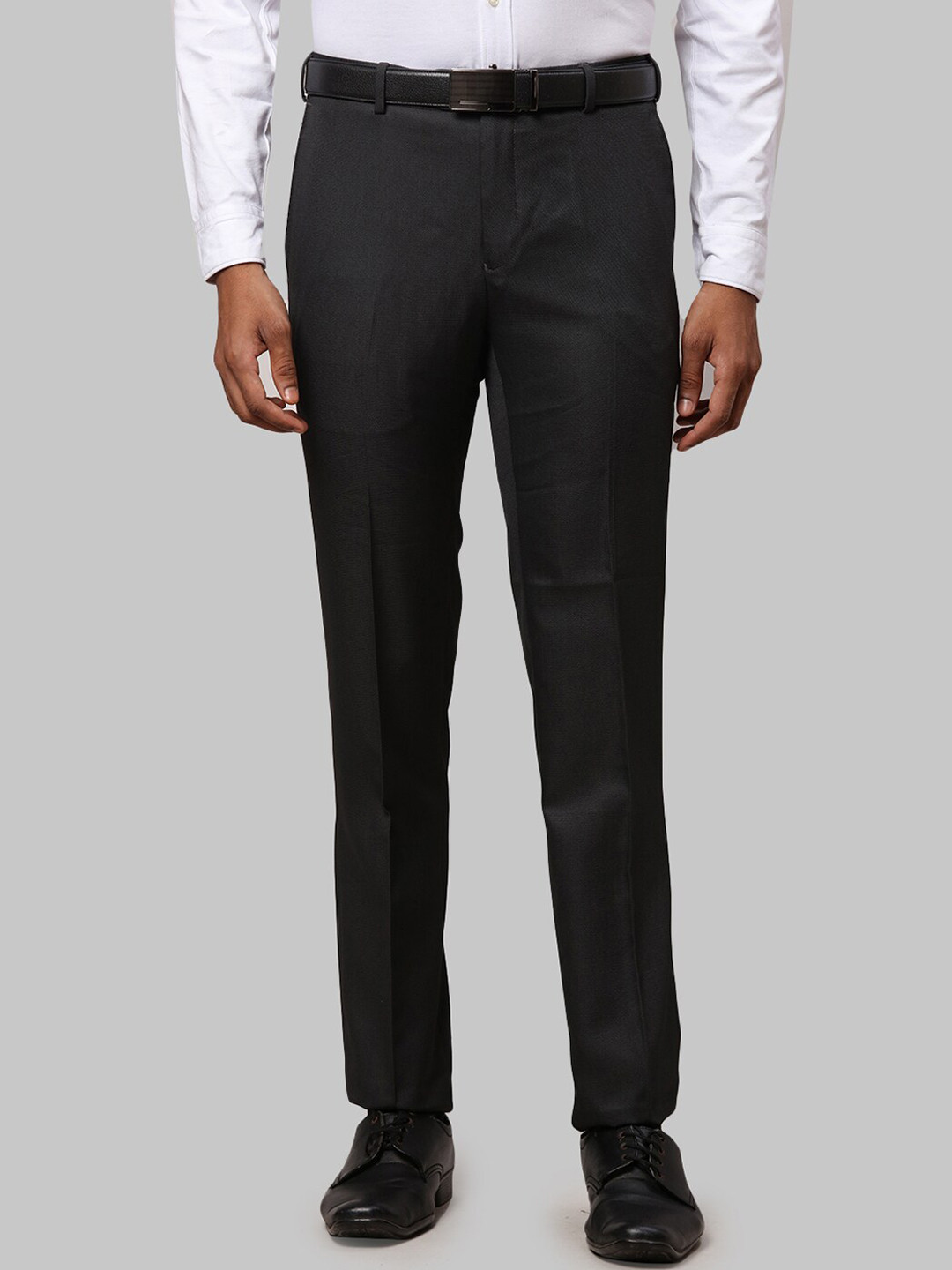 

Raymond Men Slim Fit Trousers, Grey
