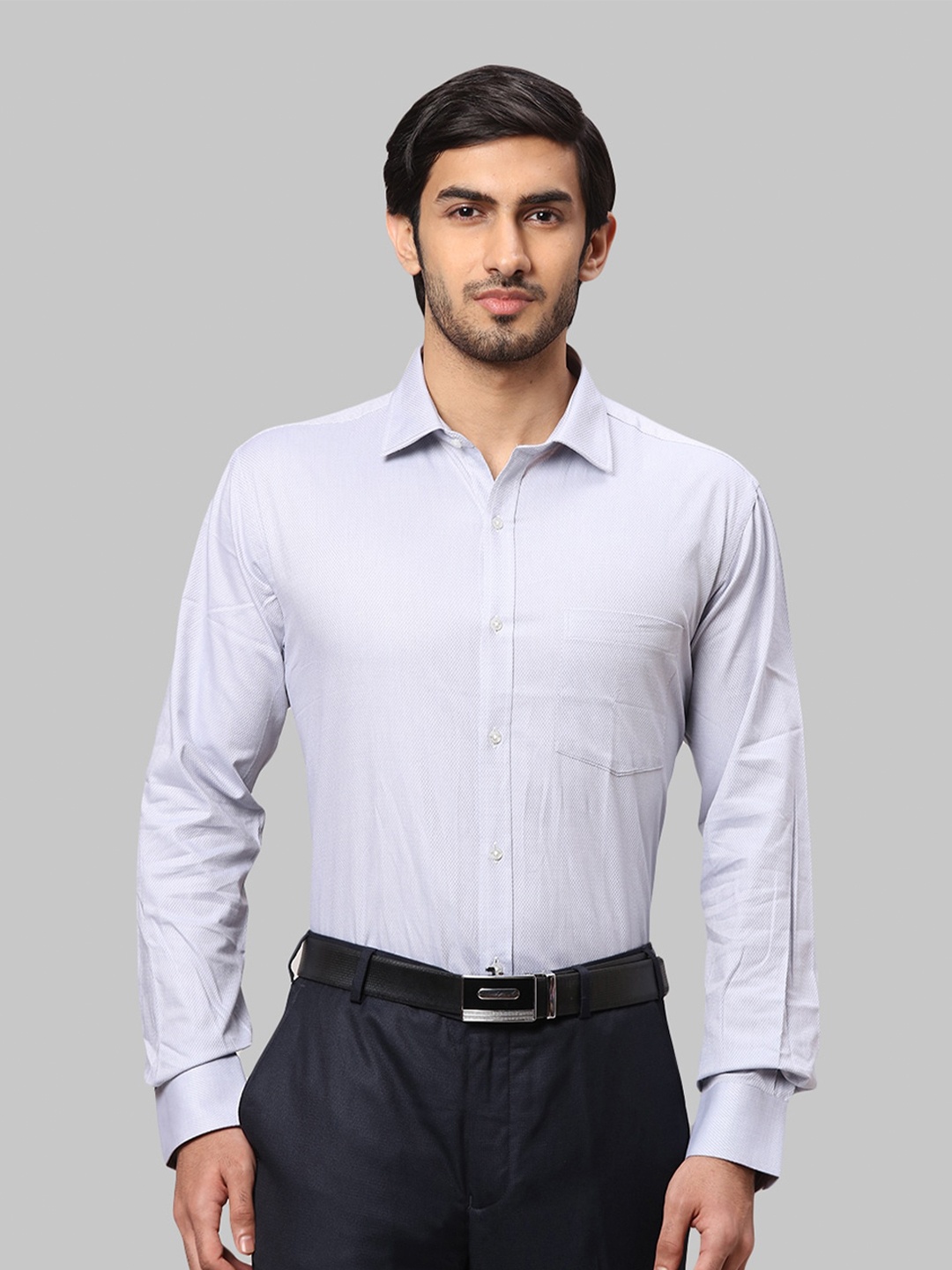 

Park Avenue Men Slim Fit Formal Shirt, Grey