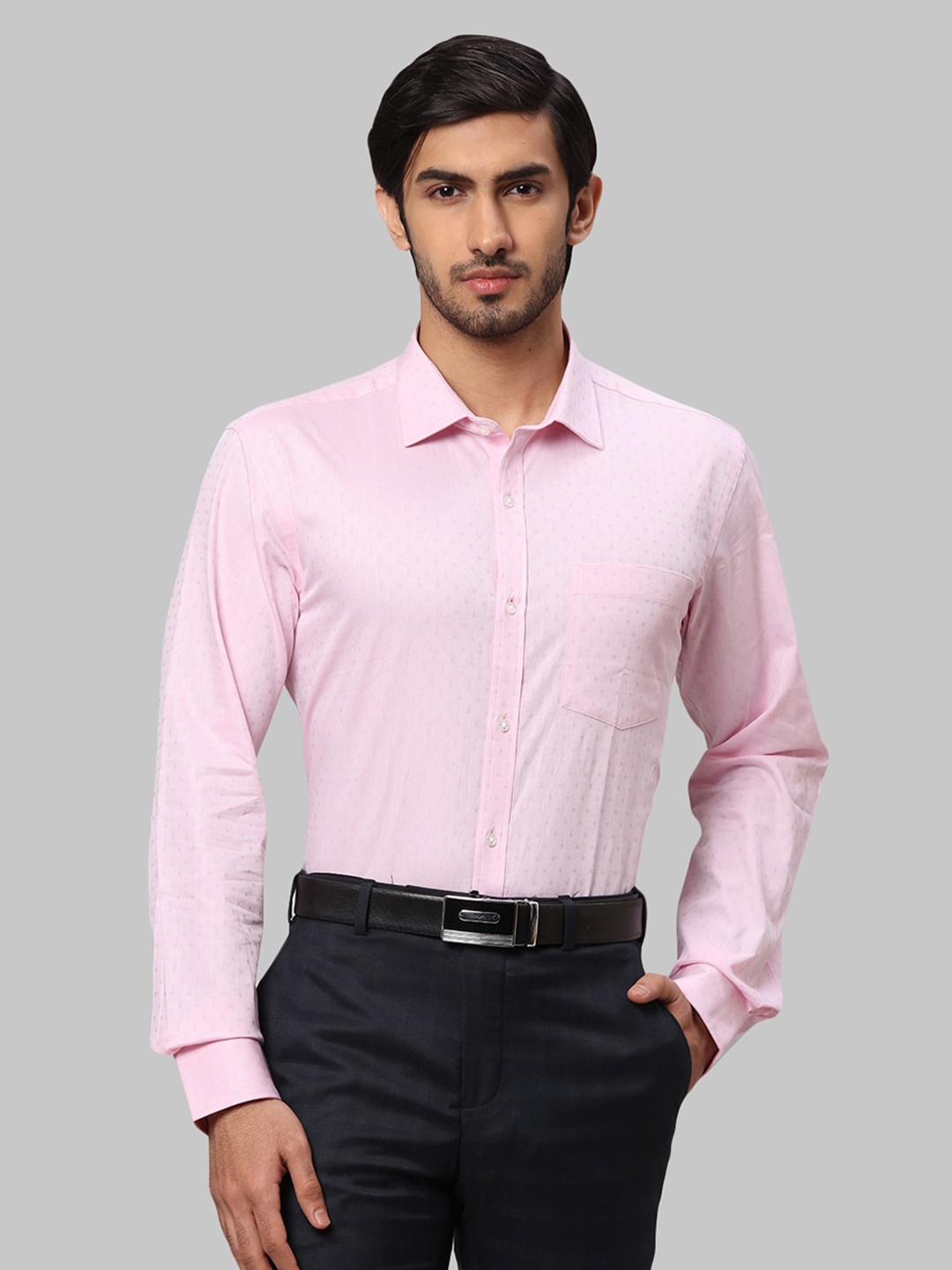 

Park Avenue Men Slim Fit Formal Shirt, Pink