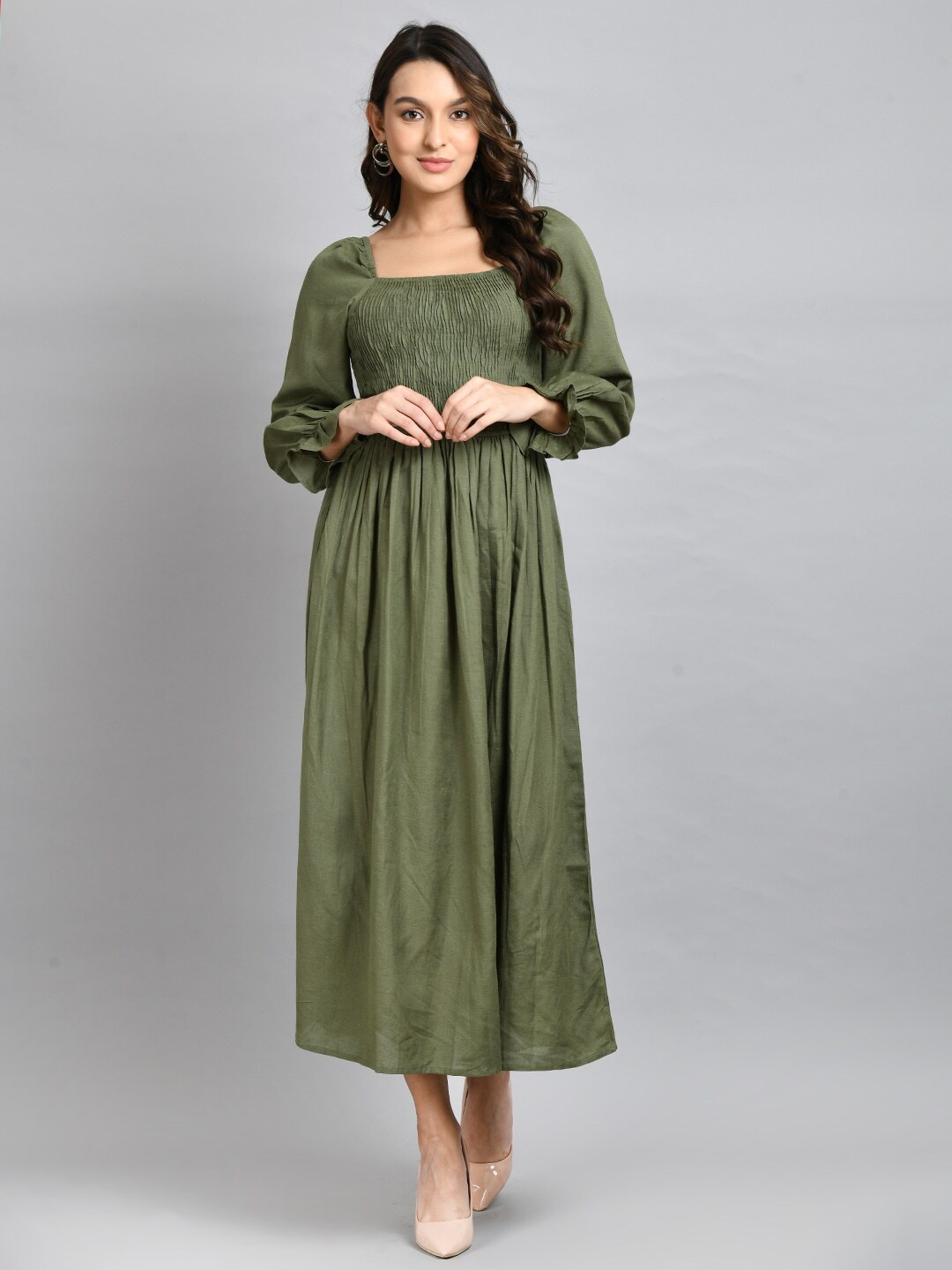 

PRETTY LOVING THING Maxi Dress, Khaki