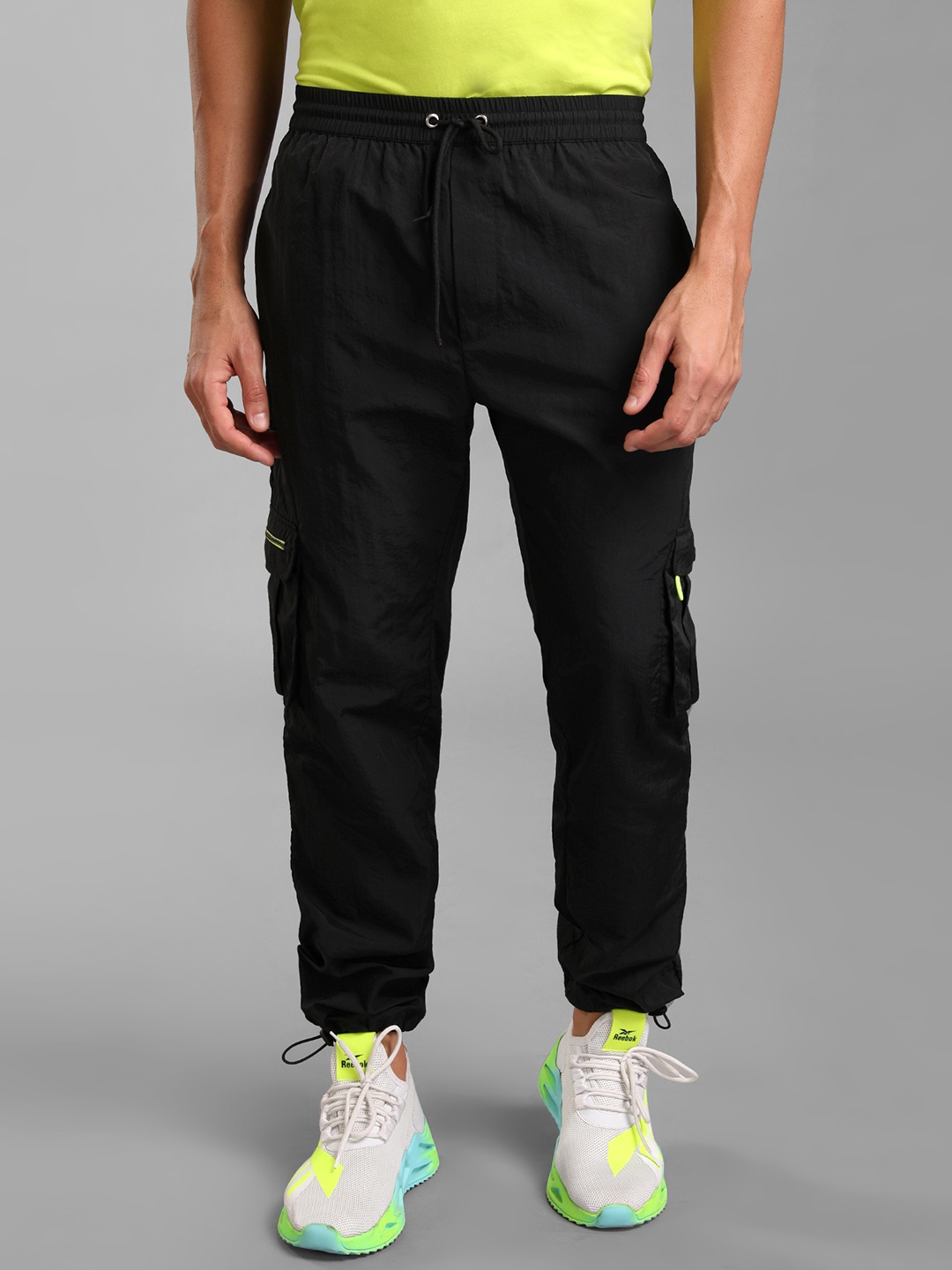 

KZ07 By Kazo Men High-Rise Trousers, Black