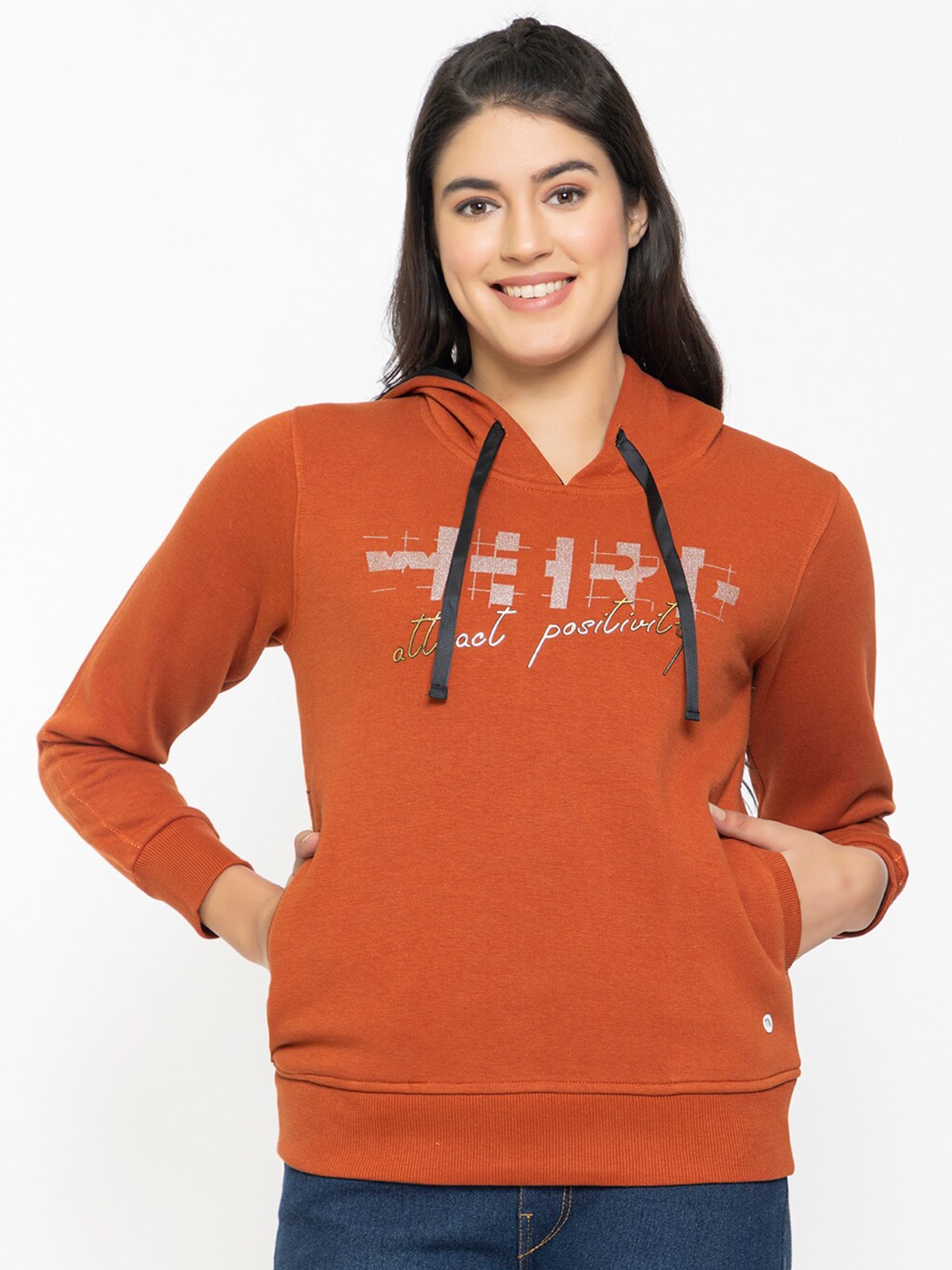 

FEMEA Hooded Pullover Sweatshirt, Orange